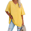Relaxed Fit V-Neck Tee for Everyday Wear