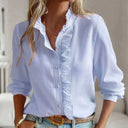 Chic Striped Long Sleeve Blouse