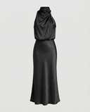 Radiant Long Evening Gown with Chic Design