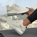 Chic Solid Color Women's Sneakers for Daily Wear