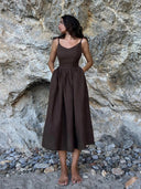 Chic Cotton Maxi Dress for Summer Style