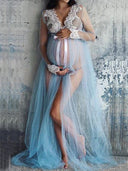 Chic Maternity Chaps & Maxi Dresses - Lace & Tulle Accents
