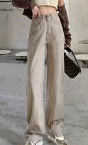 Chic Wide-Leg Corduroy Pants for Women