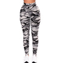 High-Waisted Camouflage Workout Leggings for Women