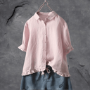 Chic Women's Shirt in Trendy Fabrics
