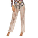 Women's Crochet Beach Trousers - Stylish Summer Wear