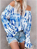 Off-Shoulder Ruffle Women's Blouse for Everyday Style