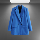 Vintage Inspired Women's Double-Breasted Office Blazer
