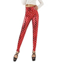 Shiny Star Pattern Leggings for Women
