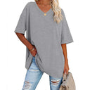 Relaxed Fit V-Neck Tee for Everyday Wear