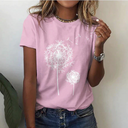 Chic Short Sleeve Graphic Tee for Everyday Wear