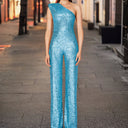 Sequin-Embellished Modern Jumpsuit