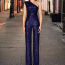 Sequin-Embellished Modern Jumpsuit