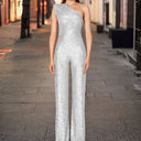 Sequin-Embellished Modern Jumpsuit
