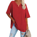 Relaxed Fit V-Neck Tee for Everyday Wear