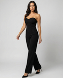 Off-Shoulder Corset Jumpsuit for Chic Style