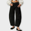 Chic Relaxed-Fit Denim Trousers