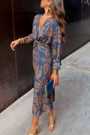 Knot Front V-Neck Maxi Dress for All Occasions