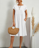 Round Neckline Dress for Effortless Style