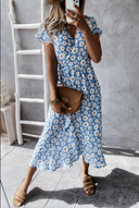 Daisy Pattern Midi Dress for Every Occasion