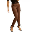 Chic High-Waisted Cargo Trousers