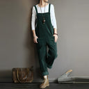 Velvet Retro Dungarees for Spring Style