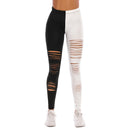 Fashion-Forward Women's Rip Design Leggings