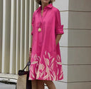 Chic Long Sleeve Women's Dress