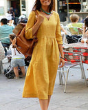 Chic Long Sleeve Tunic Dress