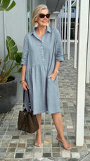 Chic Cotton Shirt Dress for Effortless Style