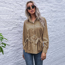 Chic Women's Blouse with Decorative Ties