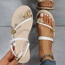 Heidi Sandals with Butterfly Motifs