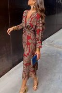 Knot Front V-Neck Maxi Dress for All Occasions