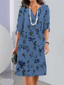 Floral Layered Dress for Parties and Events
