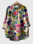 Valeria™ - Floral Print Chiffon Blouse for Everyday Wear