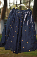 Chic Dotted Skirt with Stretchy Waistband