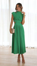 Chic Cut-Out Waist Jumpsuit for Stylish Appeal