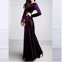 Chic Thick V-Neck Glam Dress