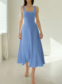 Organic Bamboo Midi Dress for Effortless Style