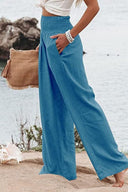 Chic Women’s Palazzo Pants in Stretch Fabric