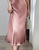 Silk Midi Skirt for Chic Styling