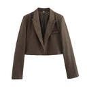 Chic Cropped Blazer for Contemporary Style
