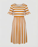 Chic Striped Dress for Warm Days