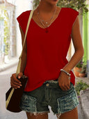Chic V-Neck T-Shirt for Everyday Wear