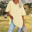 Relaxed Fit V-Neck Tee for Everyday Wear