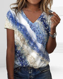 Gradient Print Fashion Blouse for Chic Style