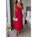 Mayla Cutout Pleated Dress - Chic Design