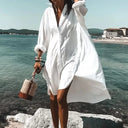 Chic Midi Shirt Dress for Women