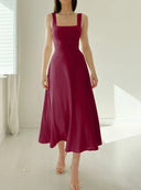 Organic Bamboo Midi Dress for Effortless Style
