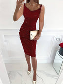 Shimmering Bodycon Evening Dress